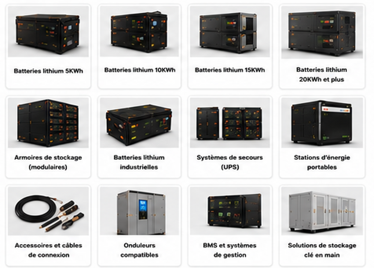 Catalogue Vente et installation de batteries lithium