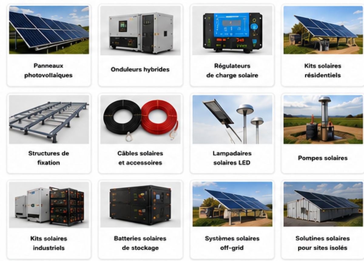 Catalogue Installation d’énergie solaire et panneaux photovoltaïques