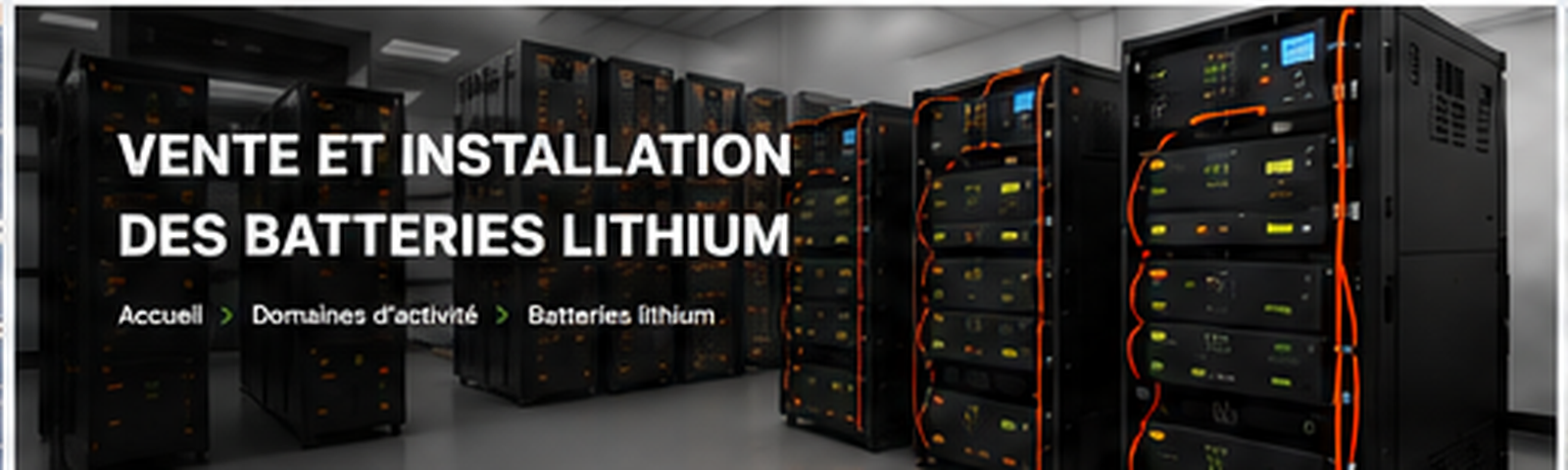Vente et installation de batteries lithium