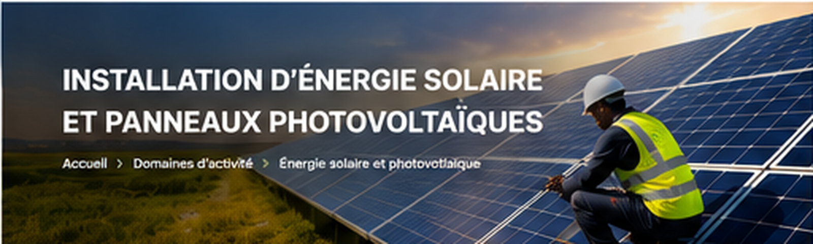 Installation dâĂ©nergie solaire et panneaux photovoltaĂŻques