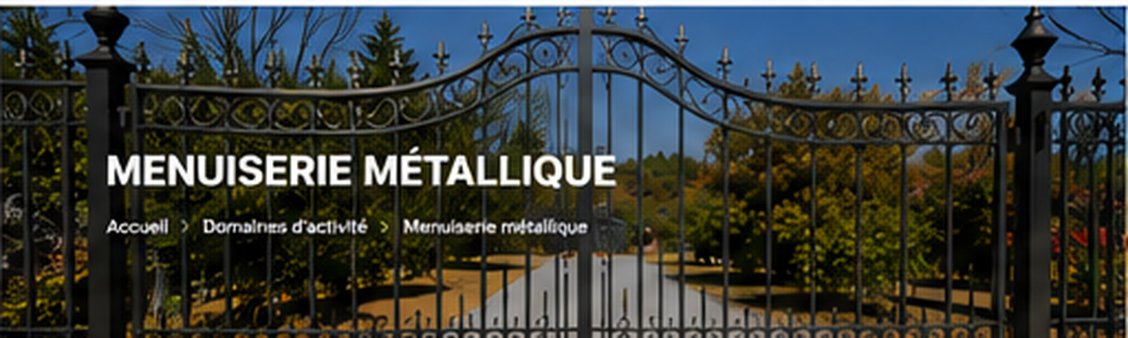 Menuiserie mĂ©tallique